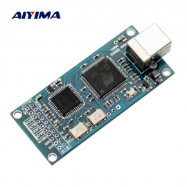 Aiyima ATSAM3U1C XC2C64A Amanero USB IIS Digital Interface DAC Decoder Board Support DSD512 32bit 384K I2S DSD Output