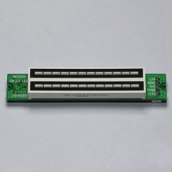 Dual 12 bit LED Level Display Adjustable Audio Music VU Level indicator meter For Amplifier With AGC Mode