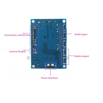 Free Shipping DC9-24V PT2313 Digital Soundboard Preamplifier Board (Full Set) Siemens Audio Coupling Capacitors