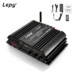 Original Lepy LP-269S Portable Mini HiFi Digital Stereo Wired Wireless Amplifier Bluetooth 4.0 FM Radio Support USB2.0 SD Card
