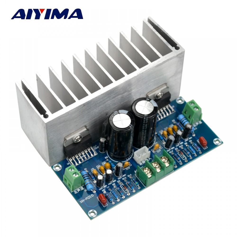 AIYIMA TDA7293 Audio Amplifier Board 100W*2 Digital Stereo Power Amplifier Board With Heatsink Dual AC12-32V
