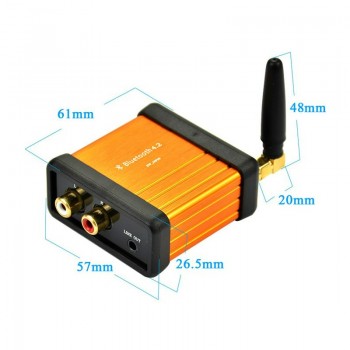 Aiyima HIFI Bluetooth Amplifier Board CSR64215 V4.2 Stereo Audio Bluetooth Receiver Box Car Bluetooth Modified DIY Support APTX
