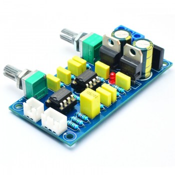 Shareelec Low Pass Filter Bass Subwoofer Pre-AMP Amplifier Board Dual Power NE5532 low pass filter bass preamplifier