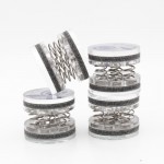 Free shipping 4PCSX HIFI audio Stand Feet Speaker spike Audiophile shock spikes spring damping pad