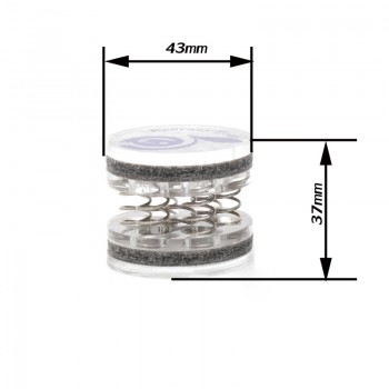 Free shipping 4PCSX HIFI audio Stand Feet Speaker spike Audiophile shock spikes spring damping pad
