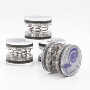 Free shipping 4PCSX HIFI audio Stand Feet Speaker spike Audiophile shock spikes spring damping pad