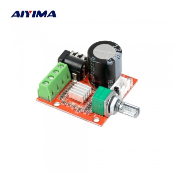 AIYIMA 12V Mini Hi-Fi PAM8610 Audio Stereo Amplifier Board 2X10W Dual Channel D Class