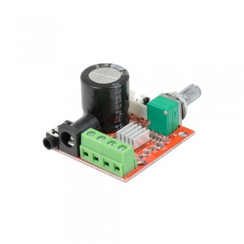 AIYIMA 12V Mini Hi-Fi PAM8610 Audio Stereo Amplifier Board 2X10W Dual Channel D Class