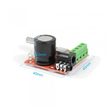 AIYIMA 12V Mini Hi-Fi PAM8610 Audio Stereo Amplifier Board 2X10W Dual Channel D Class