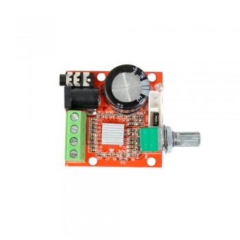 AIYIMA 12V Mini Hi-Fi PAM8610 Audio Stereo Amplifier Board 2X10W Dual Channel D Class