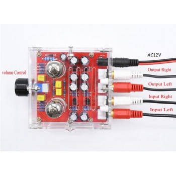preamp tube amplifier preamp Board bile buffer 6J1 MINI HIFI preamplifier Volume Control Tone Panel
