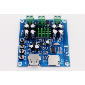 TPA3116D2 Digital Bluetooth Amplifiers Board DC12V-24V Integrated Bluetooth U disk TF Player Amp Boards Dual Channels