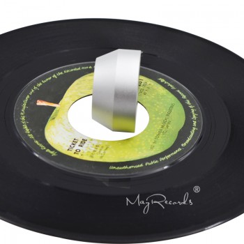 45 RPM Silver Adapter Durable Solid Aluminum Center Adapter for 7 inch Records Vinyl