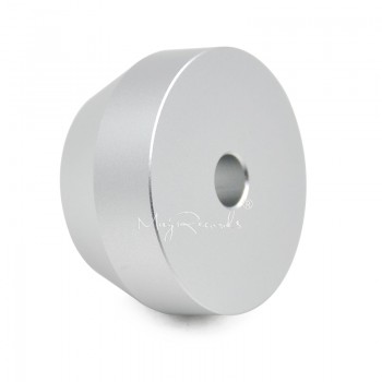 45 RPM Silver Adapter Durable Solid Aluminum Center Adapter for 7 inch Records Vinyl