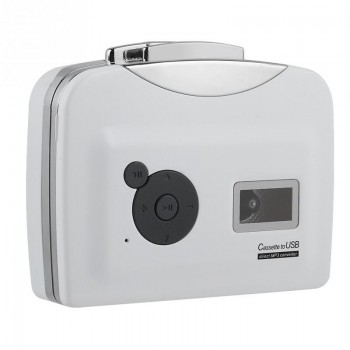 Portable Cassette Tape to MP3 Converter for Windows XP / Vista / 7 Plug and play USB Flash Drive Capture Audio Music Player