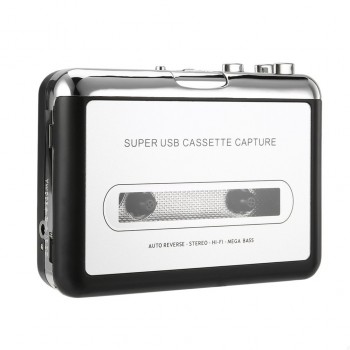 USB Walkman Cassette Player MP3 Portable Audio Cassette Player Capture Cassette Recorder Converter Digital Audio Music Player
