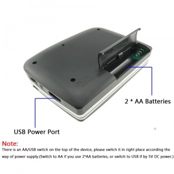 Portable Stand-Alone Cassette Tape to MP3 Converter Stereo Audio Player , Convert Cassette To USB Flash Drive With Earphones