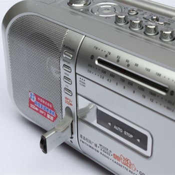 Cheap brand tape recorders / recorder / teaching machine/ tape / cassette machine / bass Built-in Speaker Can U disk MP3 Radio