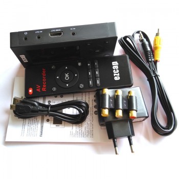 AV Recorder capture card  Convert VHS Camcorder Tapes to Digital Format 8GB Memory 3 Screen for DVD Player,Free shipping