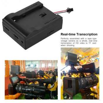 Video Tape Recorder Tape Camcorder HD Digitizer HDMI Recording AV Cassette to TF Card Real-time Transcription
