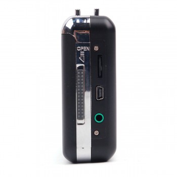 Portable Stand-Alone Cassette Tape to MP3 Converter Stereo Audio Player , Convert Cassette To USB Flash Drive With Earphones