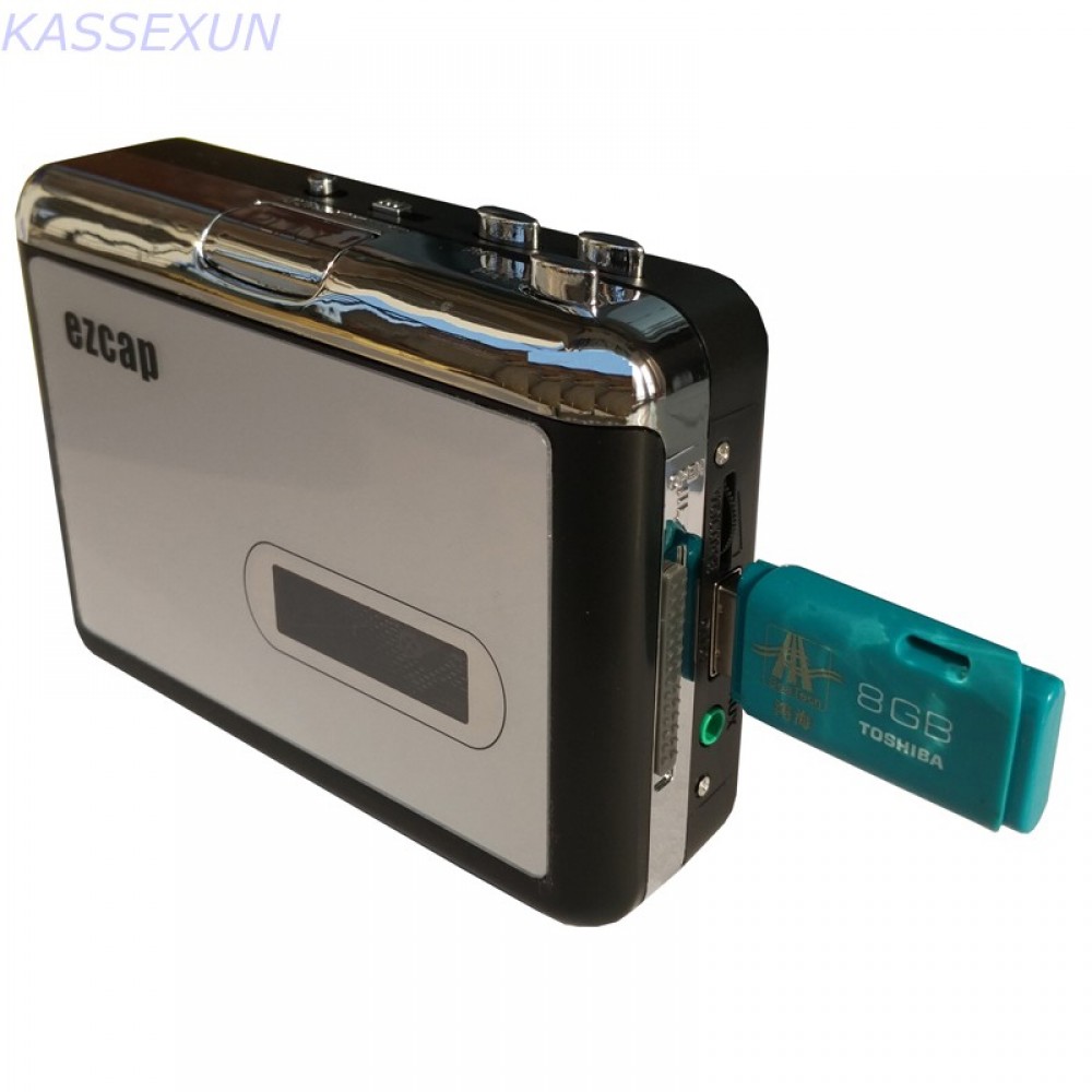 2017 new cassette player converter, convert old cassette to mp3 save in U flash disk directly, no pc required free shipping