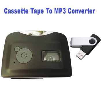 Mini Protable USB cassette Magnetic tape to mp3 USB Flash Driver converter player for capture recorder,Wholesale Free Shipping