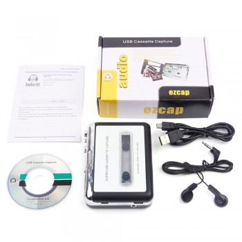 Portable MP3 cassette capture to MP3 USB Tape PC Super MP3 Music Player Audio Converter Recorders Players Cassette-to-MP3