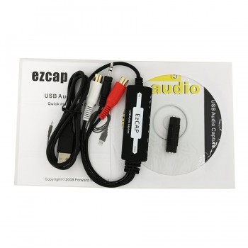 USB Audio Capture Cassette To CD/MP3 Converter MP3 WMA WAVE Recorder Edit Audio to Digital Format RCA R/L + 3.5mm audio input