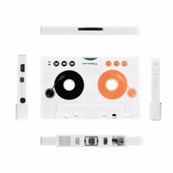 Car Kit Stereo Cassette Tape SD MMC  Player Adapter with Remote Control EU Plug 100-220V Vintage Car Cassette magnetic tape