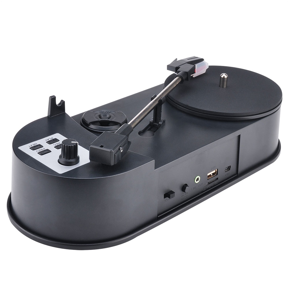 EzCAP613P Phonograph vinyl turnable player converter, convert turntable to MP3 save in USB Flash disk/SD card directly, 33/45