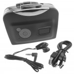 Standalone Cassette Player , Portable Cassette Tape to MP3 Converter ,Walkman Music Recorder , Recorded MP3 to USB Flash