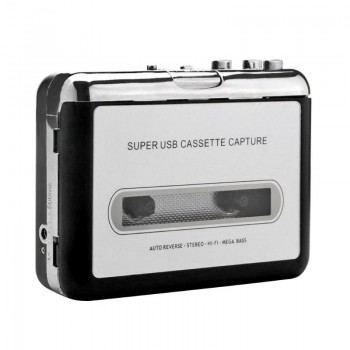 Tape to PC Super Cassette to MP3 Audio Music CD Digital Audio Music Player Converter Capture Recorder Cassette Player