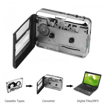 Tape to PC Super Cassette to MP3 Audio Music CD Digital Audio Music Player Converter Capture Recorder Cassette Player