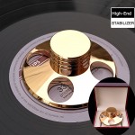 High-End Copper Material LP Turntables Metal Disc Stabilizer LP STABILIZER Record Weight/Clamp With High Quality Package Box