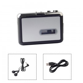 Portable Cassette Player Recorders, Standalone Audio Music Recorder , Cassette Tape to MP3 Converter, Save into USB Flash Drive