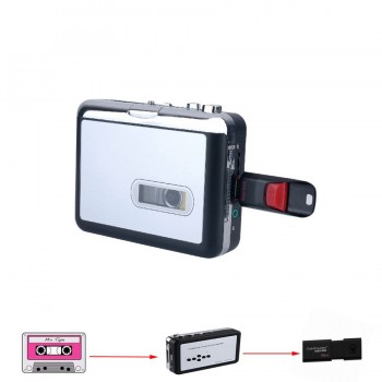Portable Cassette Player Recorders, Standalone Audio Music Recorder , Cassette Tape to MP3 Converter, Save into USB Flash Drive