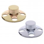 Metal Audio LP Vinyl Turntables Metal Disc Stabilizer Record Player Weight Clamp HiFi Disc Stabilizer Silver
