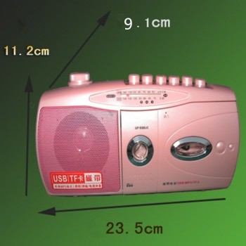 Portable 936UC English brand tape drives / recorders / radio can be accessed by U disk MP3 / built-in microphone Retro Speaker