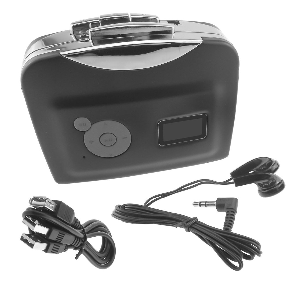 USB Cassette Player and Converter, Convert the old cassette tapes to MP3, directly to USB Flash Disk