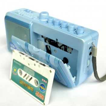 Retro FM AM radio portable recorder tape drive support USB disk TF card player Multifunction High Power players 5W  Extroverted