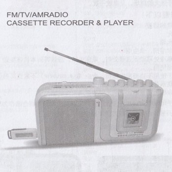 Retro FM AM radio portable recorder tape drive support USB disk TF card player Multifunction High Power players 5W  Extroverted