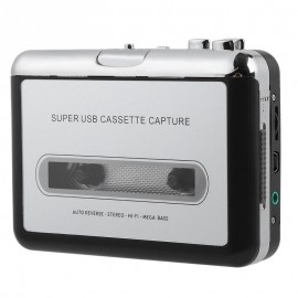 Cassette Player USB Cassette to MP3 Converter Capture Audio Music Player Convert music on tape to MP3 / for iPod / CD