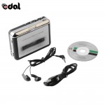 EDAL USB Cassette Tape Converter Cassette to MP3 Audio capture Music Player Tape to PC Portable Cassette-to-MP3 Converter Player