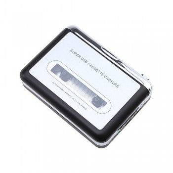 EDAL USB Cassette Tape Converter Cassette to MP3 Audio capture Music Player Tape to PC Portable Cassette-to-MP3 Converter Player