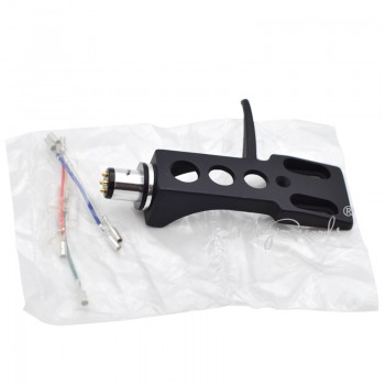Universal LP Turntable Phono Headshell Mount Replacement Plastic with Lead Wires