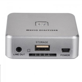 Audio Capture USB Converter Convert old analog music to mp3 save in to USB Flash Drive or SD Card,NO PC need,Free shipping