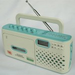 Retro FM/AM radio tape player recorder with reading, repeat support U disk TF card playback transcription function MP3 speaker