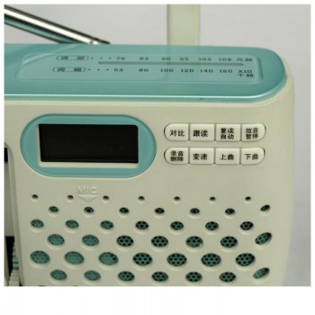 Retro FM/AM radio tape player recorder with reading, repeat support U disk TF card playback transcription function MP3 speaker