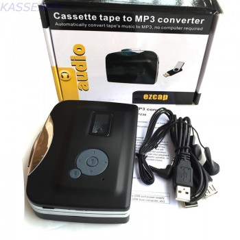 USB cassette to mp3 converter, capture audio to mp3 in USB Flash Disk directly from old walkman cassette tape, Free shipping